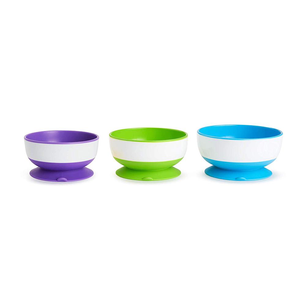 Stay Put Suction Bowls, 3 Pack, 0735282271885