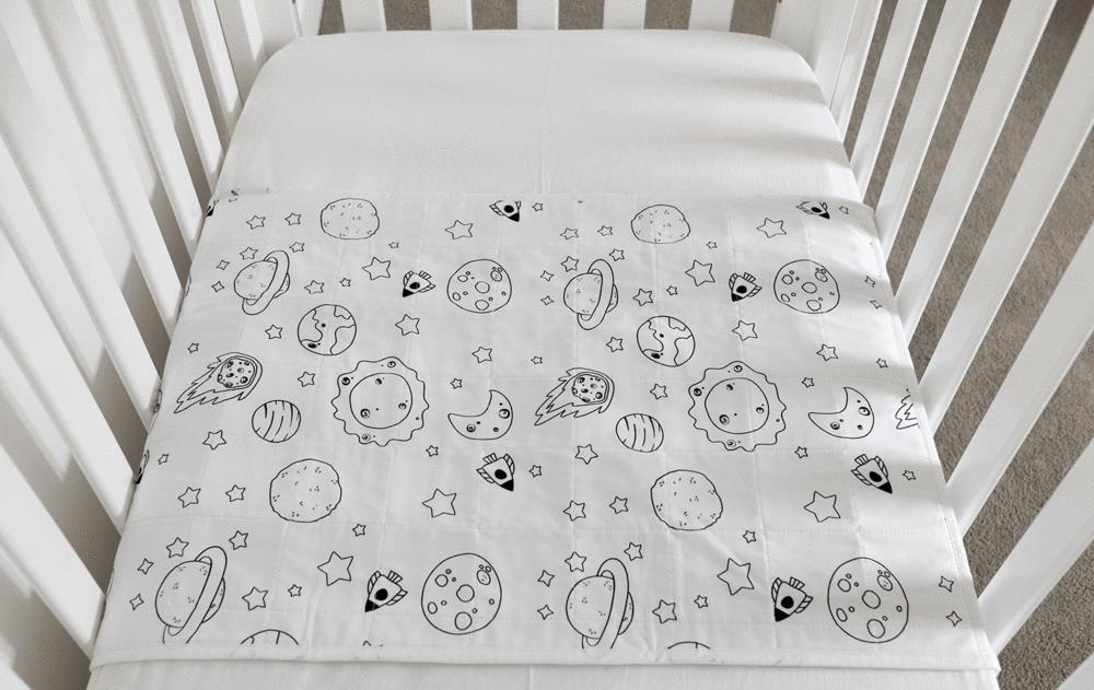 Cot Pad with Wings (Space Galaxy), 0735850009681