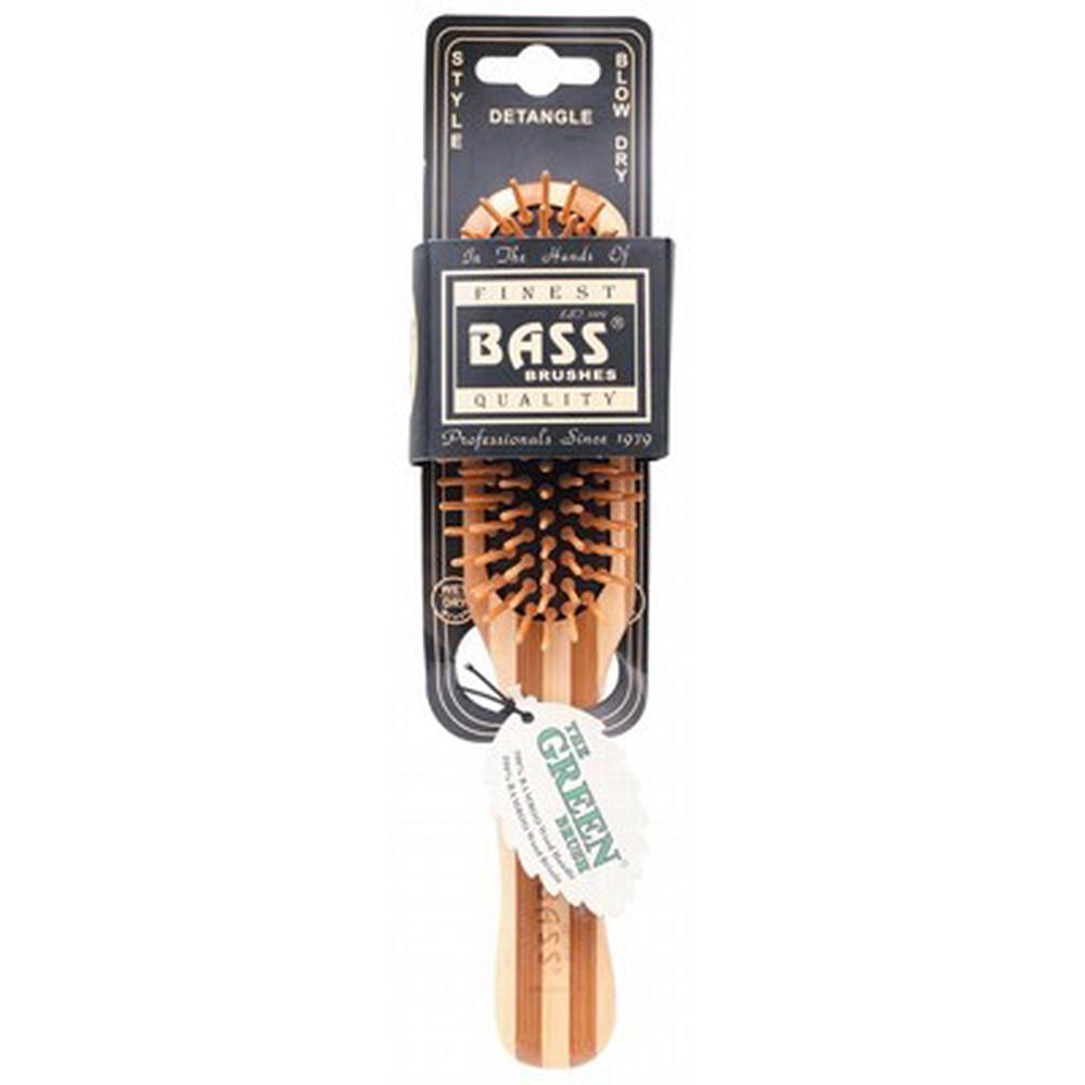 Bamboo Wood Hair Brush Professional Style, 0736473101110