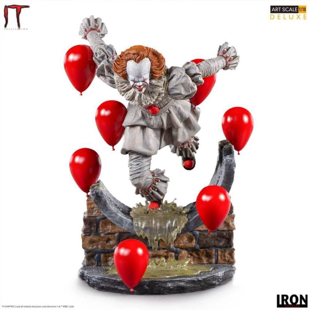 Iron Studios It Chapter 2 - Pennywise Deluxe 1:10 Scale Statue, 0736532715999
