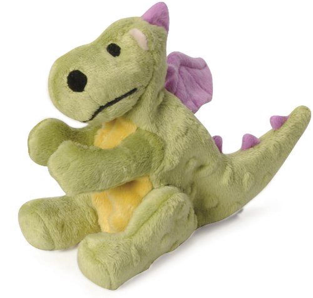 GoDogGo goDog Dragon With Chew Guard Technology Tough Plush Dog Toy