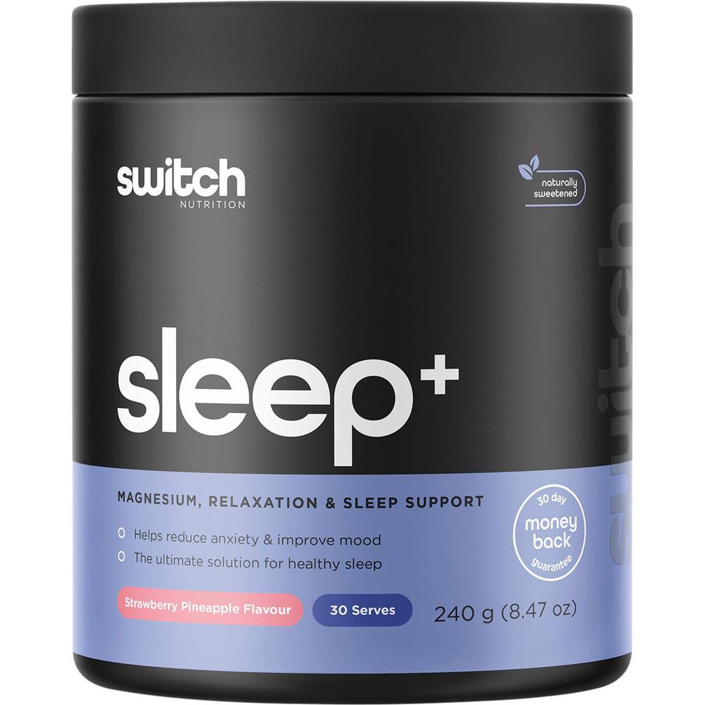 Sleep+ Magnesium & Sleep Support Strawberry Pineapple - 240g, 0743966019203