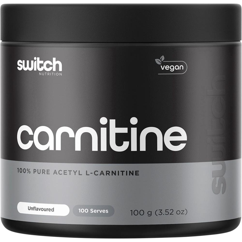 Carnitine 100% Pure Acetyl L-Carnitine Unflavoured - 100g, 0744109248191