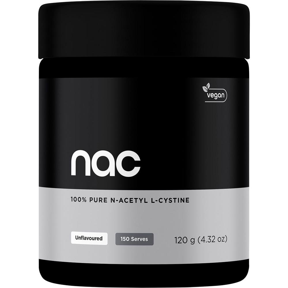 NAC 100% N-Acetyl L-Cystine (Unflavoured) - 120g, 0744109248887