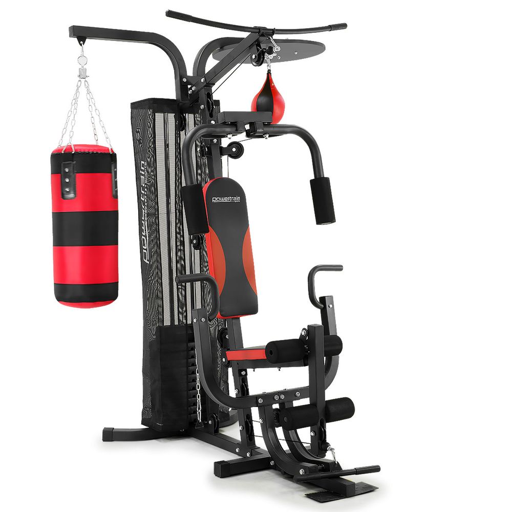 Powertrain Home Gym Multi Station with Boxing Punching Bag Speed Ball by Powertrain - ISBN: 0744109990922