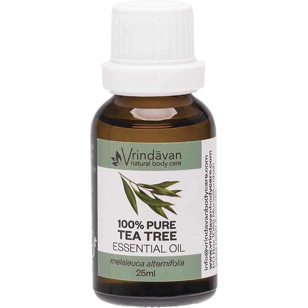 Vrindavan Essential Oil 100% Tea Tree - 25mL, 0746092298405