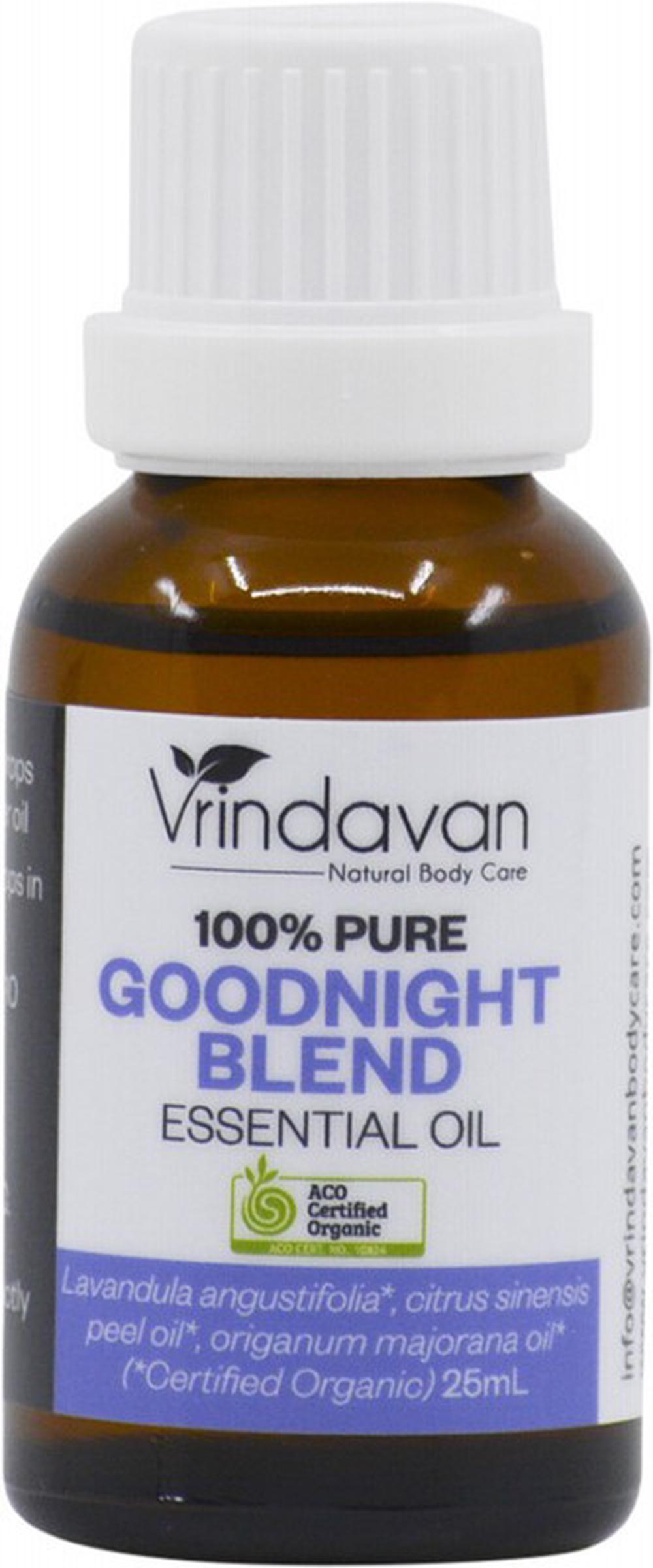 Vrindavan 100% Pure Essential Oil (Goodnight Blend) - 25mL, 0746092298443