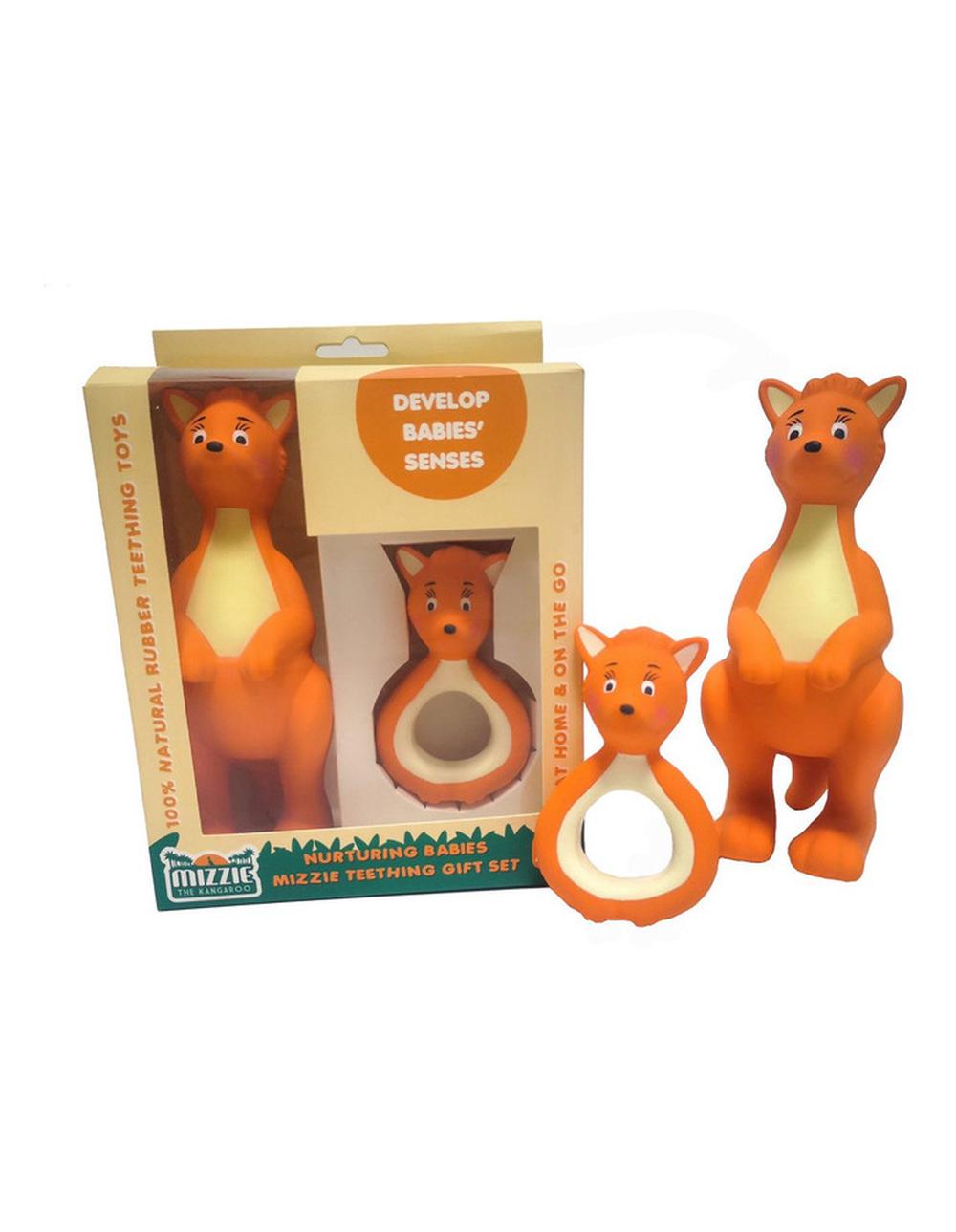 Nurturing Babies Mizzie Rubber Teething Gift Set, 0746160026398