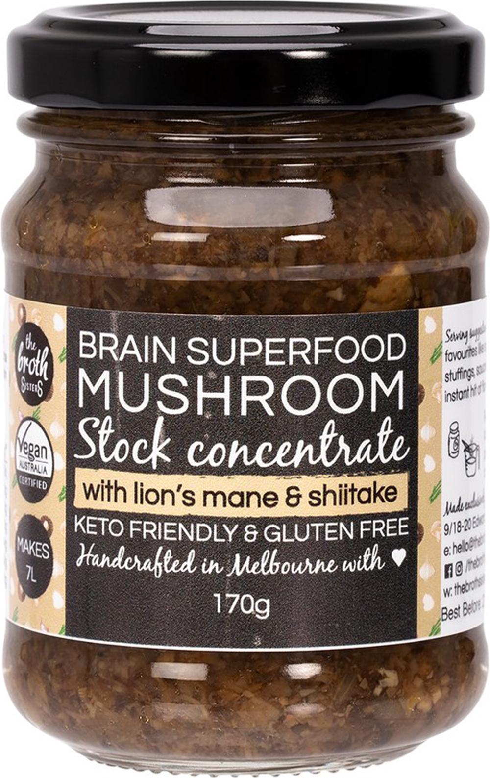 The Broth Sisters Stock Concentrate Superfood Mushroom with Lions Mane