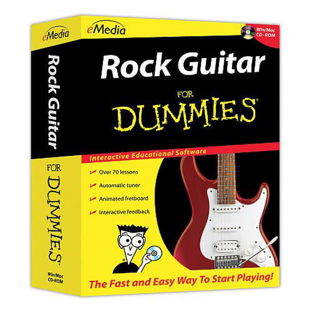 eMedia Rock Guitar for Dummies for PC and Mac, 0746290061016