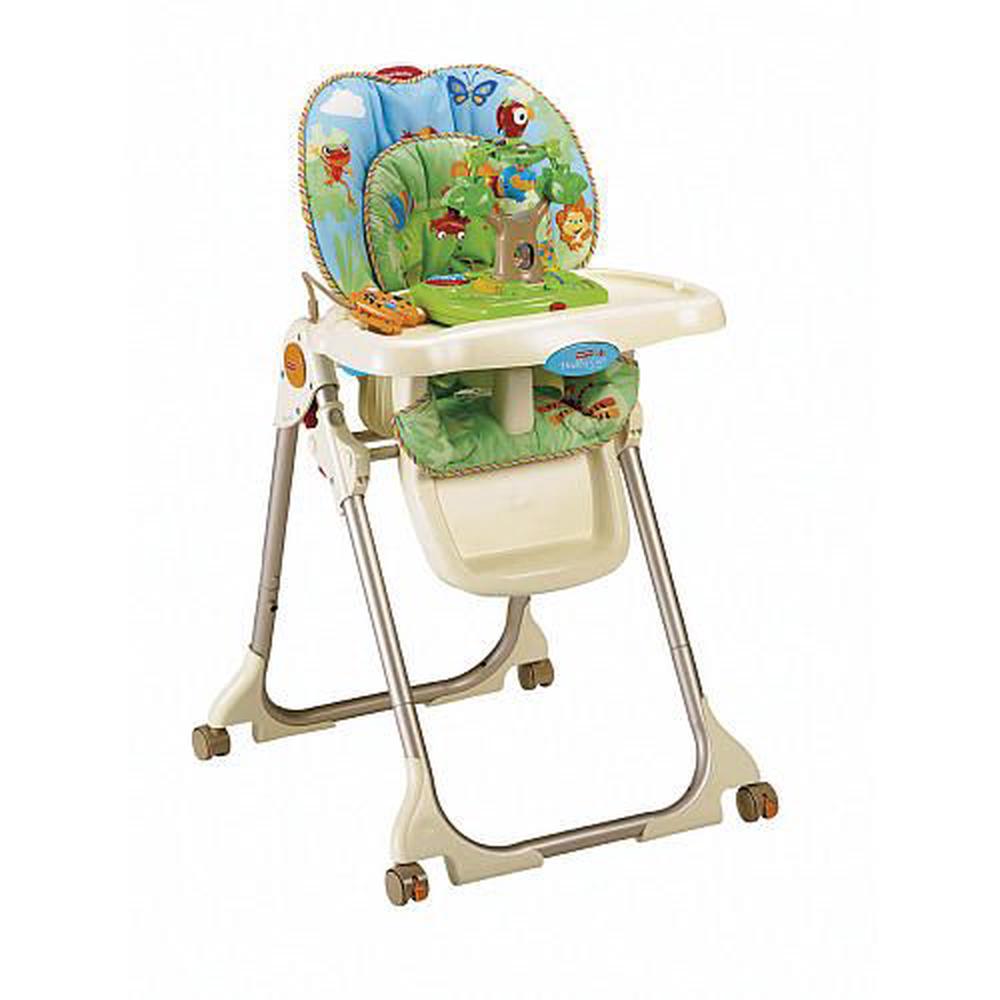 Fisher Price High Chair With Toy Tray Rainforest Buy Online At