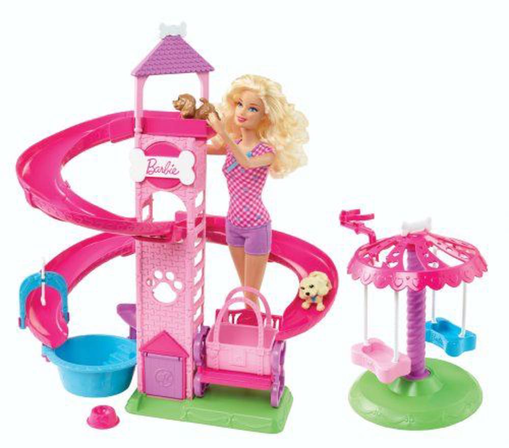 Mattel Barbie Slide & Spin Pups Playset | Buy online at The Nile