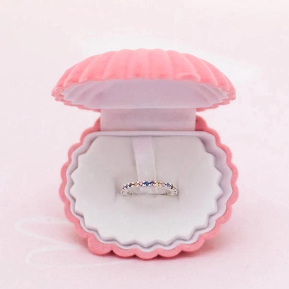 Rainbow Connection Ring with Shell Box, 0746935160289