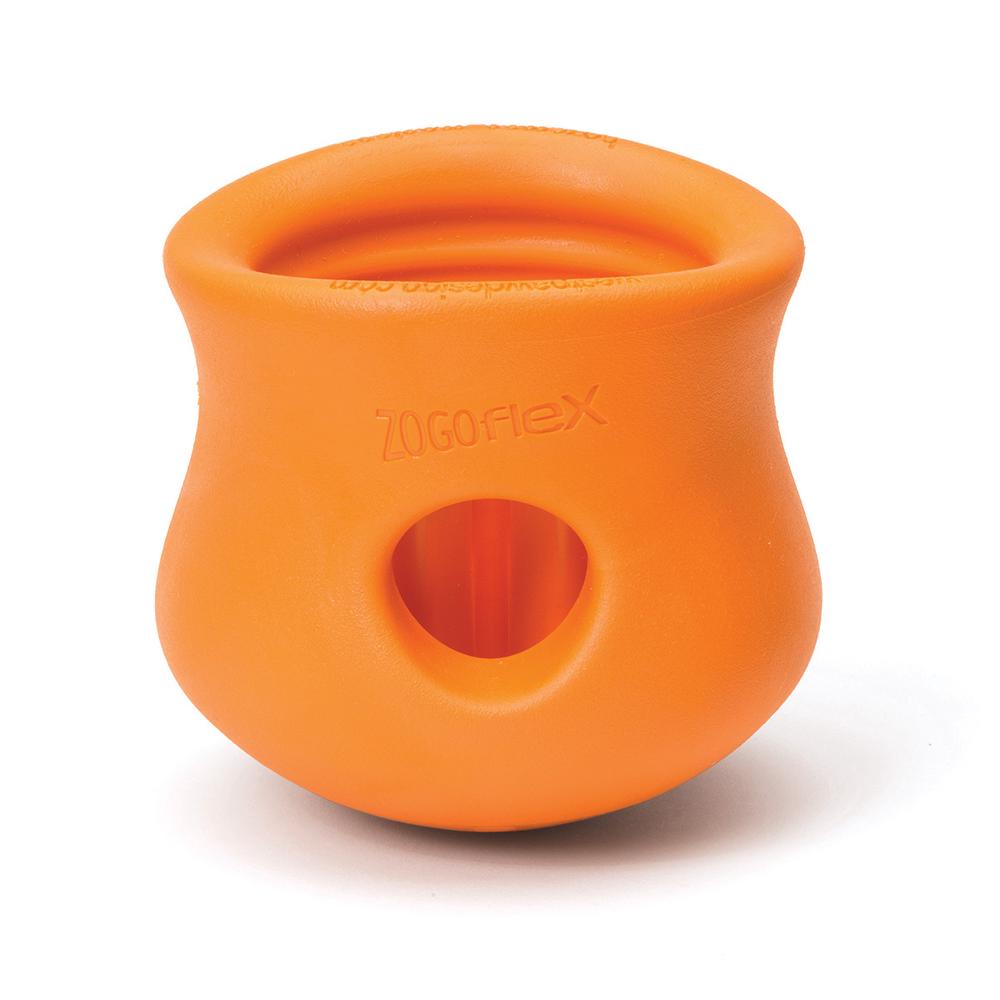 West Paw Toppl Treat Dispensing Dog Toy (Orange) Large Buy online