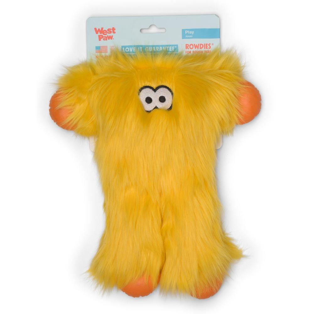 West Paw Rowdie Tough Plush Dog Toy (Peet Lemon) Buy online at The Nile