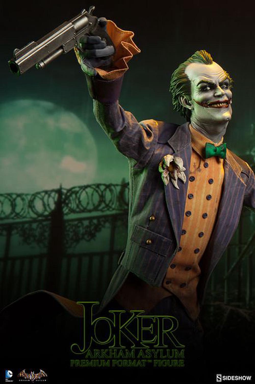 Sideshow Collectibles Batman Arkham Asylum Joker Premium Fortmat