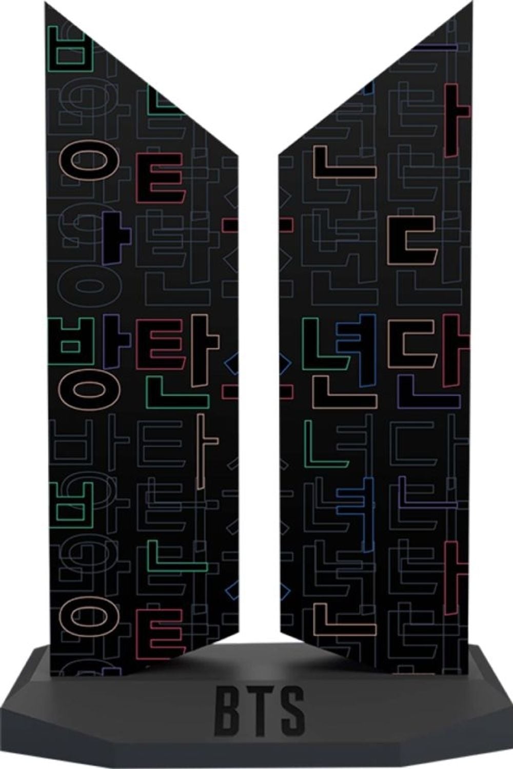 Bts Rip Off Logo Sideshow Collectibles BTS Hangeul Edition Logo Replica | Buy online at ...