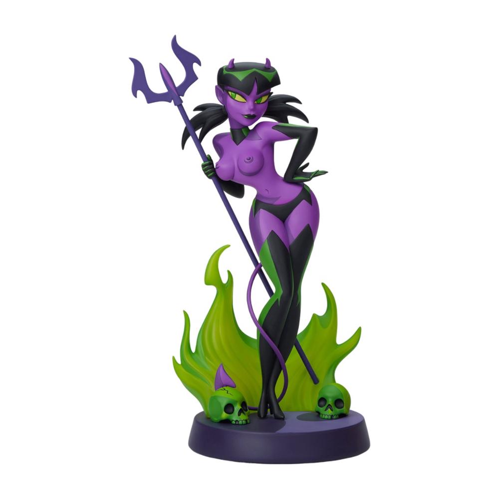 Sideshow Collectibles Shane Glines - Devil Girl (Purple & Green) Statue, 0747720277601