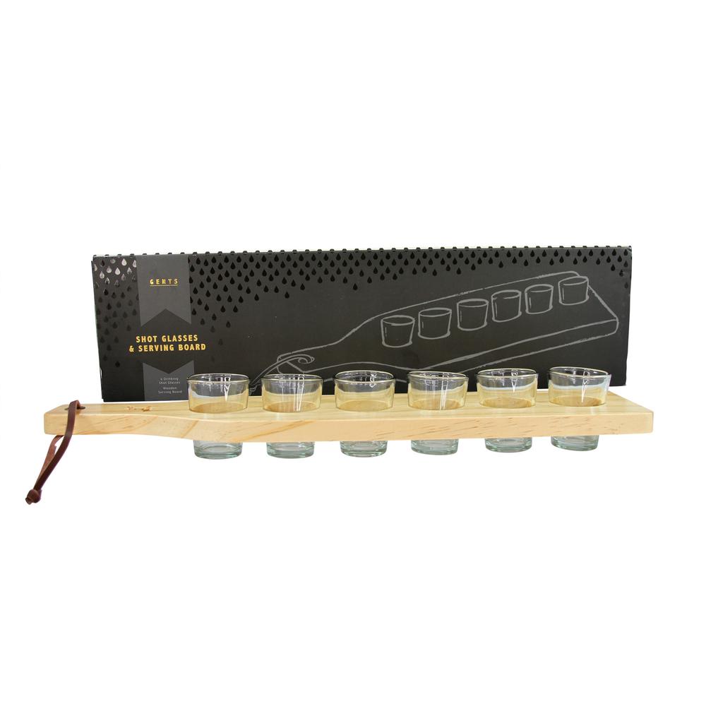 Gents Shot Glass & serving board Gents Shot Glass & serving board