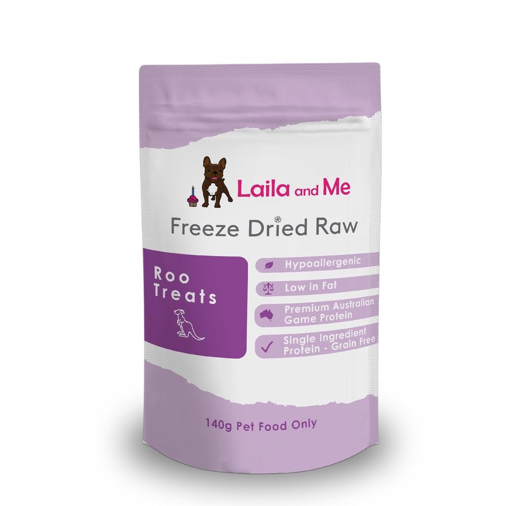 Laila & Me Freeze Dried Australian Raw Kangaroo Treats 140g Buy