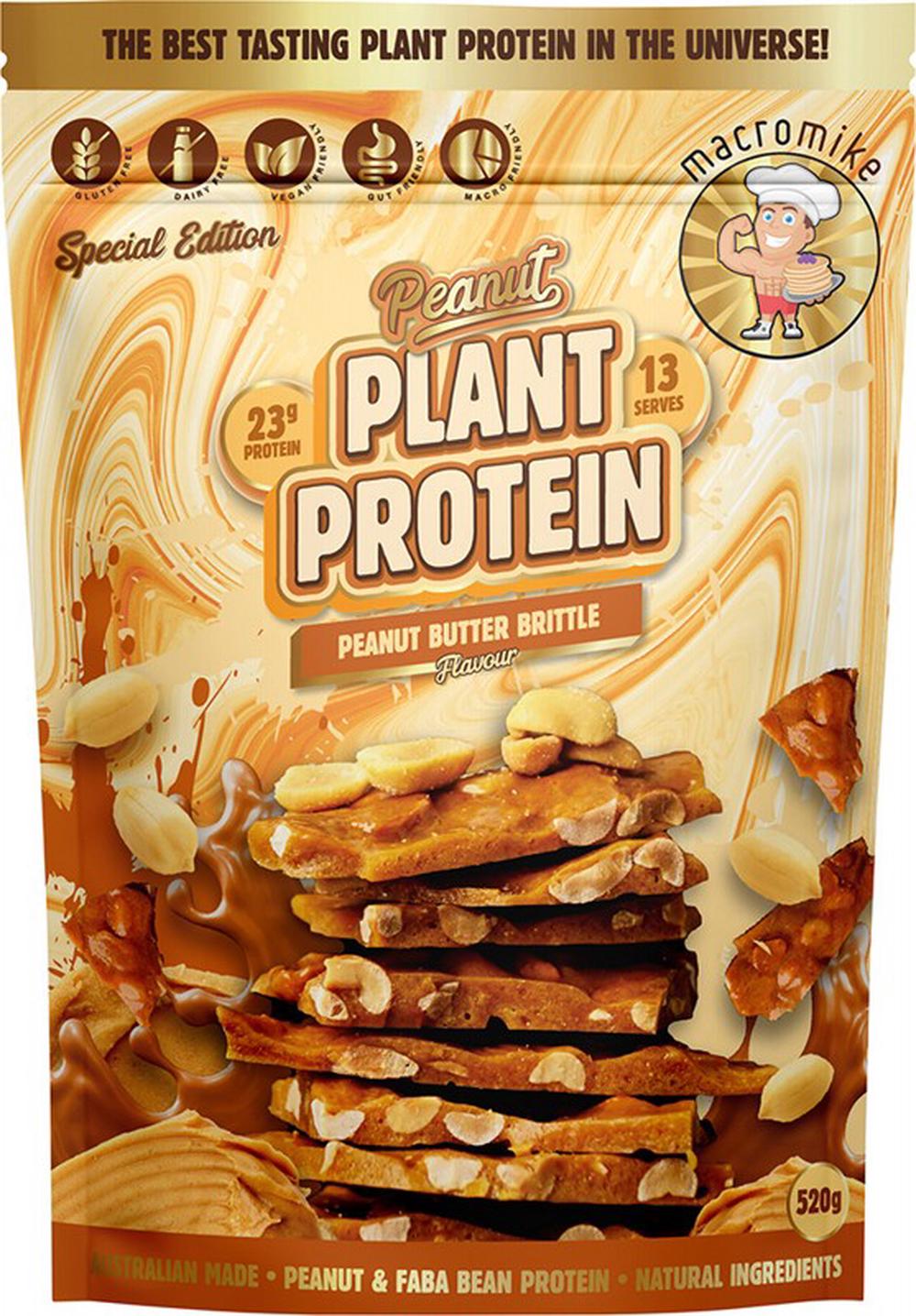 Peanut Plant Protein (Peanut Butter Brittle) - 520g, 0754523952444