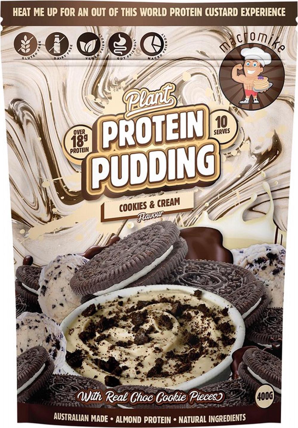 Plant Protein Pudding (Cookies & Cream) - 400g, 0754523952666