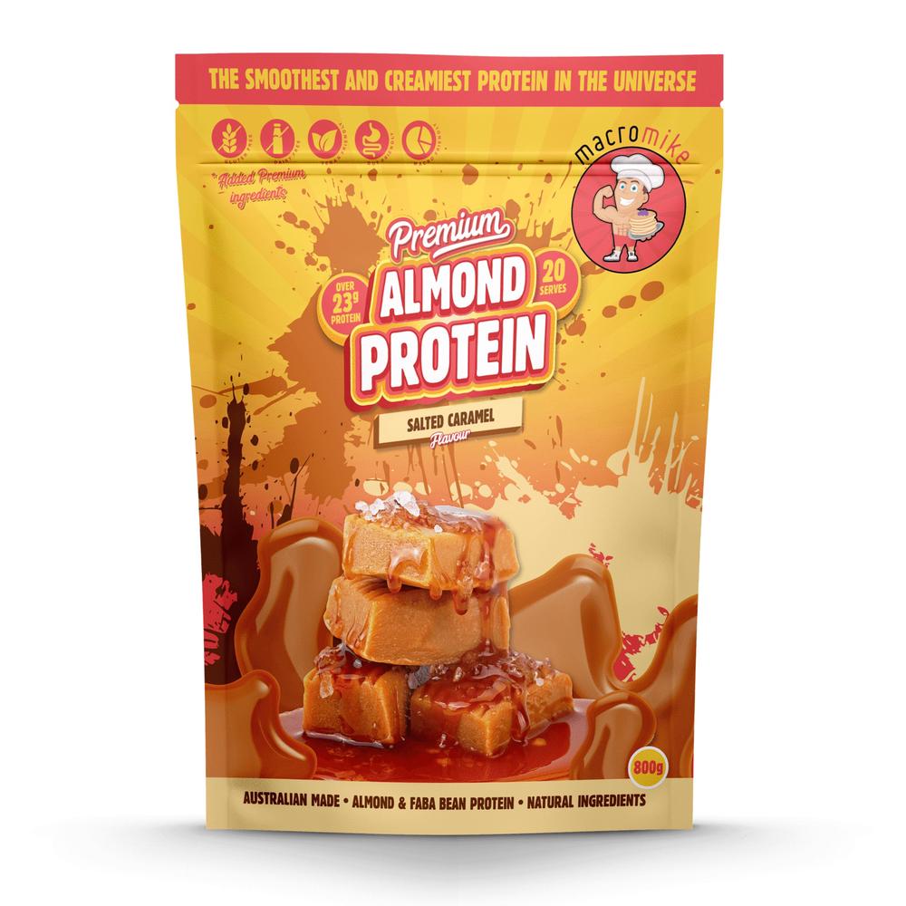 Premium Almond Protein (Salted Caramel) - 800g, 0754523953991