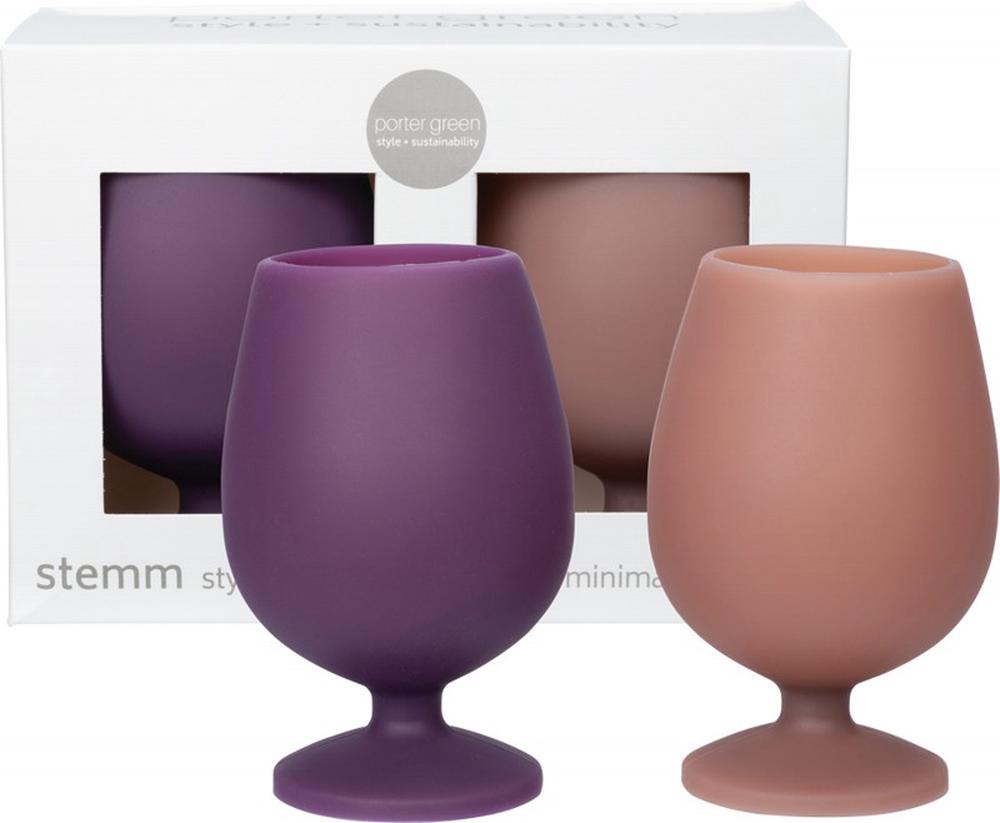 Porter Green Stemm Silicone Wine Glass Set (Welshpool) 250mL Buy