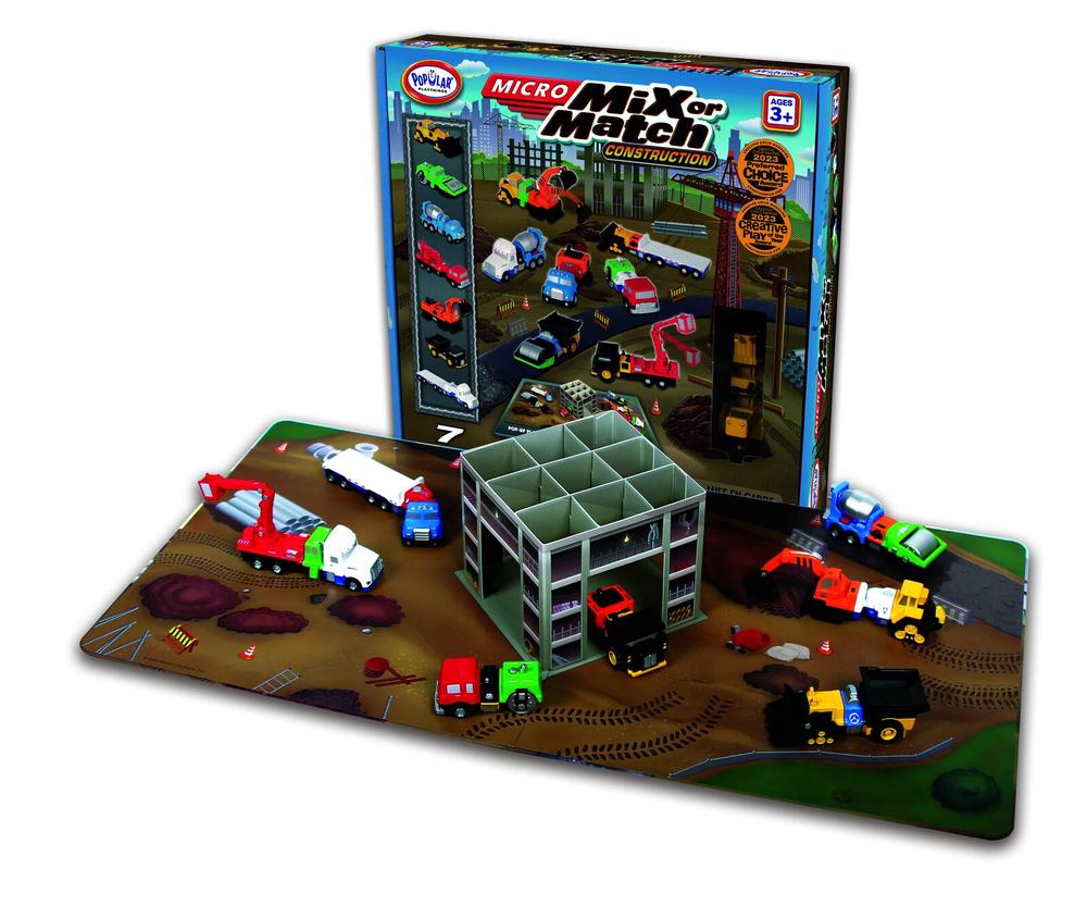 Popular Playthings Micro Click - Mix or Match Construction Vehicles by Popular Playthings - ISBN: 0755828603536