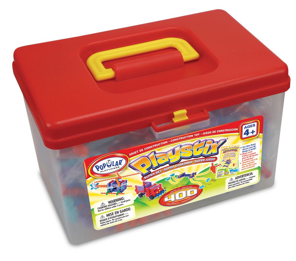 Playsticks Bucket, 400 Piece, 0755828900048