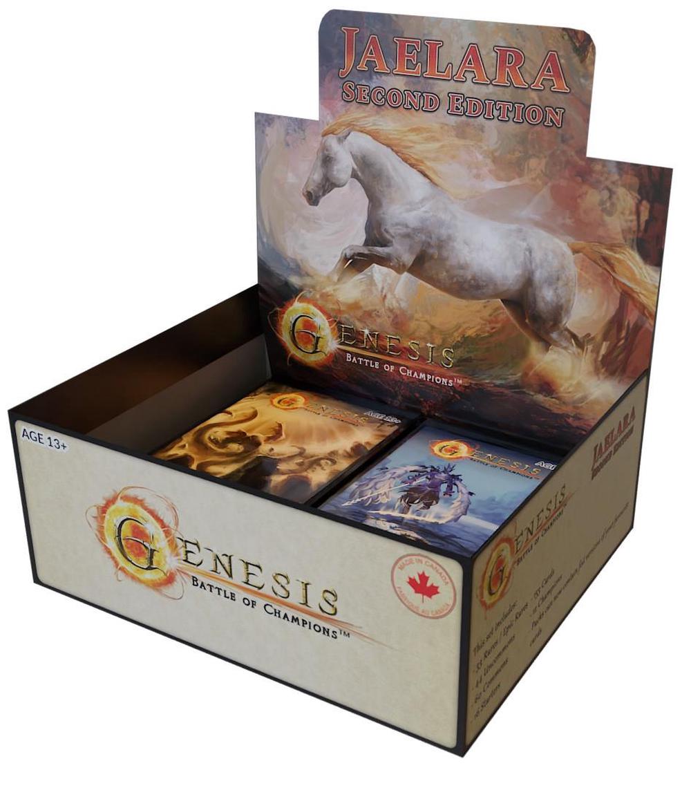 Genesis Battle of Champions Jaelara Second Edition Display Box, 24 Boosters Per Display, 0755907319624