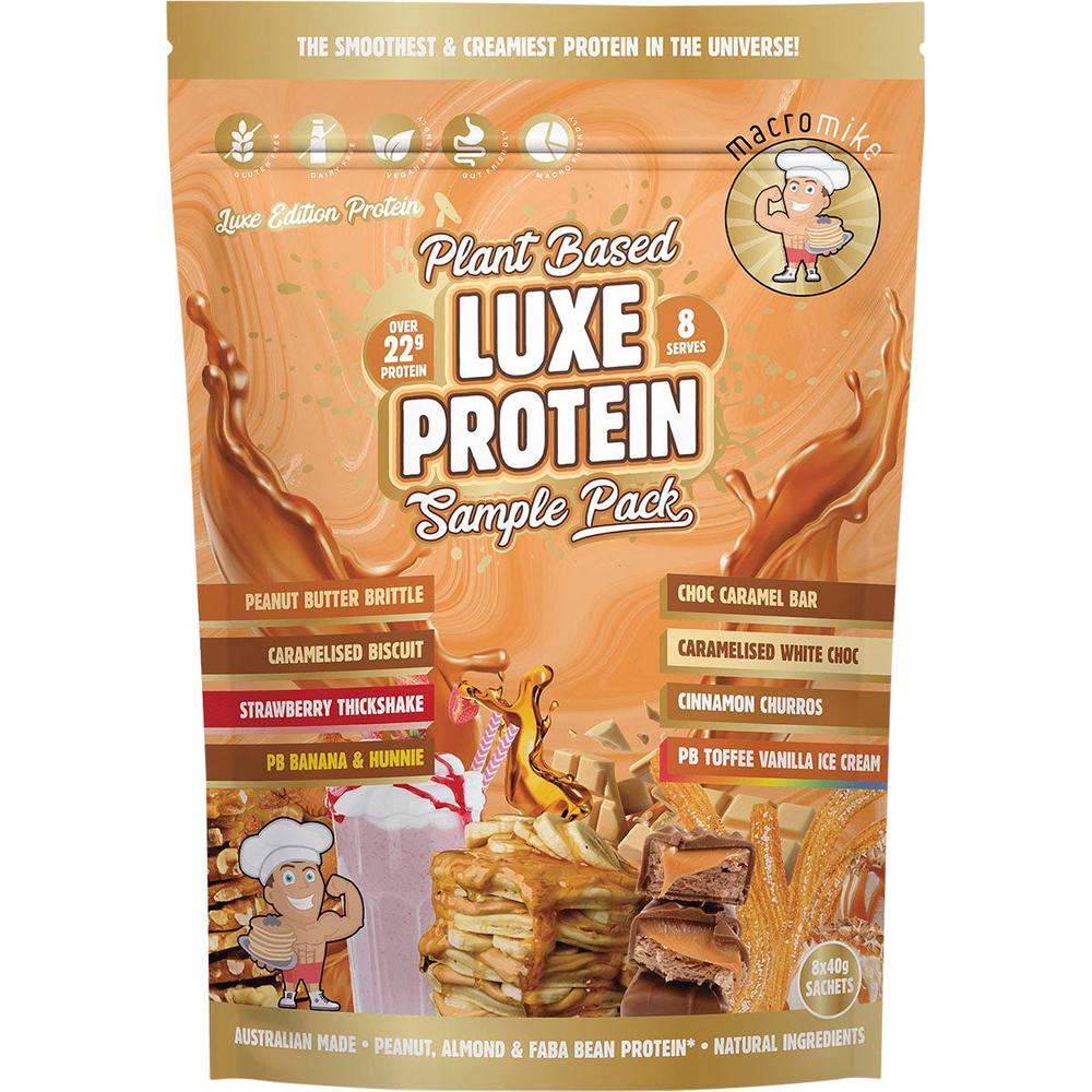Plant Based Luxe Protein Sample Pack - 8x40g, 0757953904670