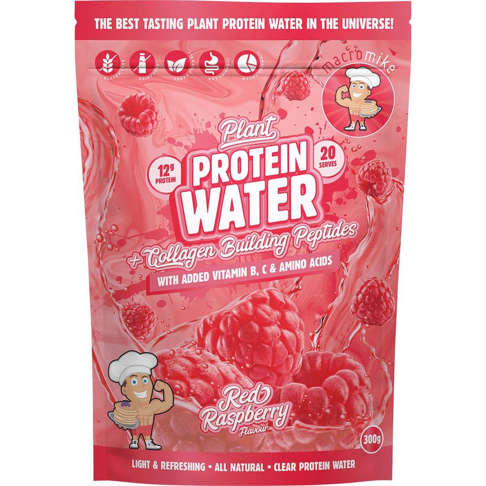 Plant Protein Water (Red Raspberry) - 300g, 0757953905554