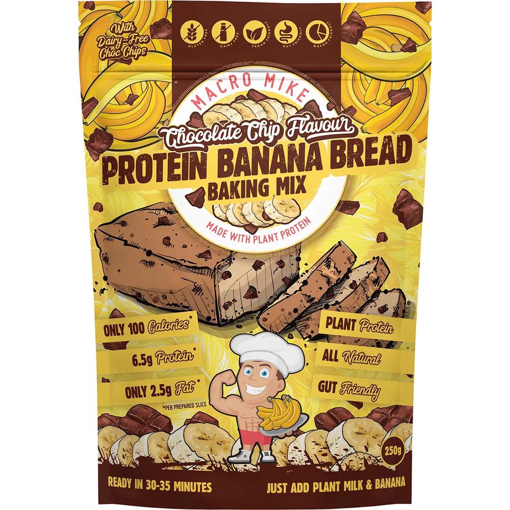 Protein Banana Bread Baking Mix Chocolate Chip - 250g, 0757953905622