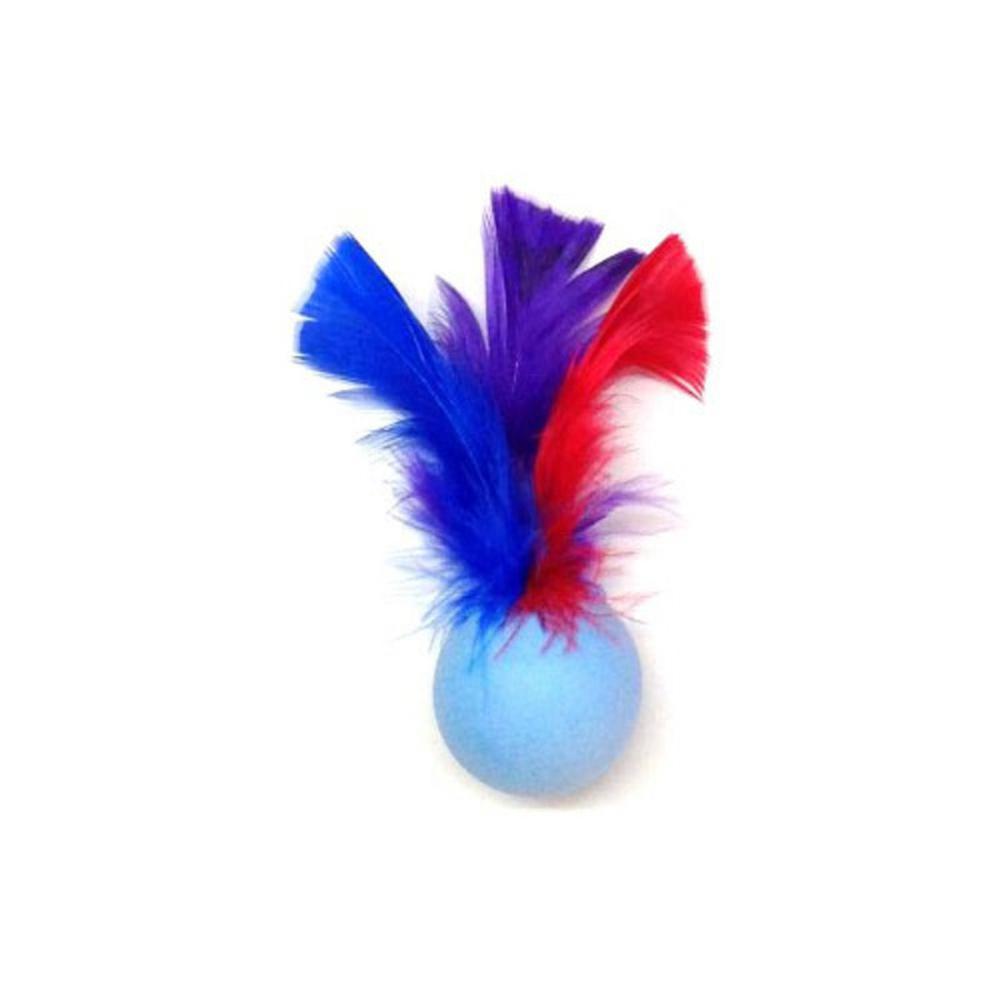 Go Cat Feather Pong Bat Around Cat Toy, 0759041001599