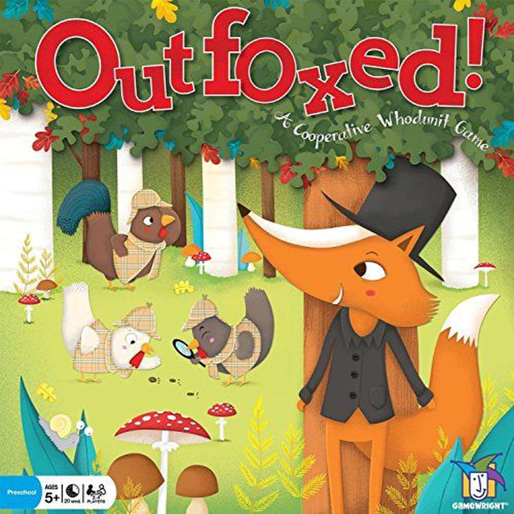 Outfoxed! Game Board Game, 0759751004187