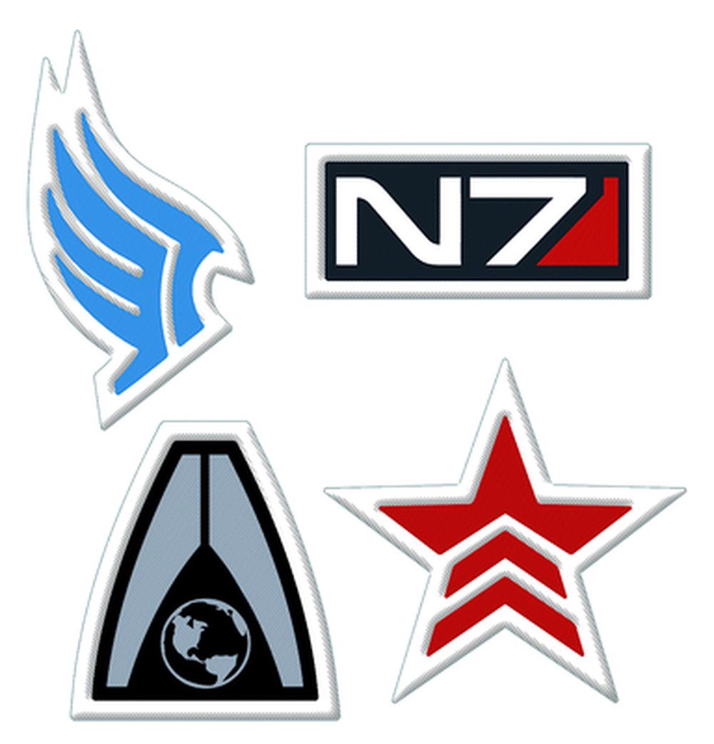 Dark Horse Deluxe Mass Effect: N7 Logo Embroidered Patch, 0761568207323