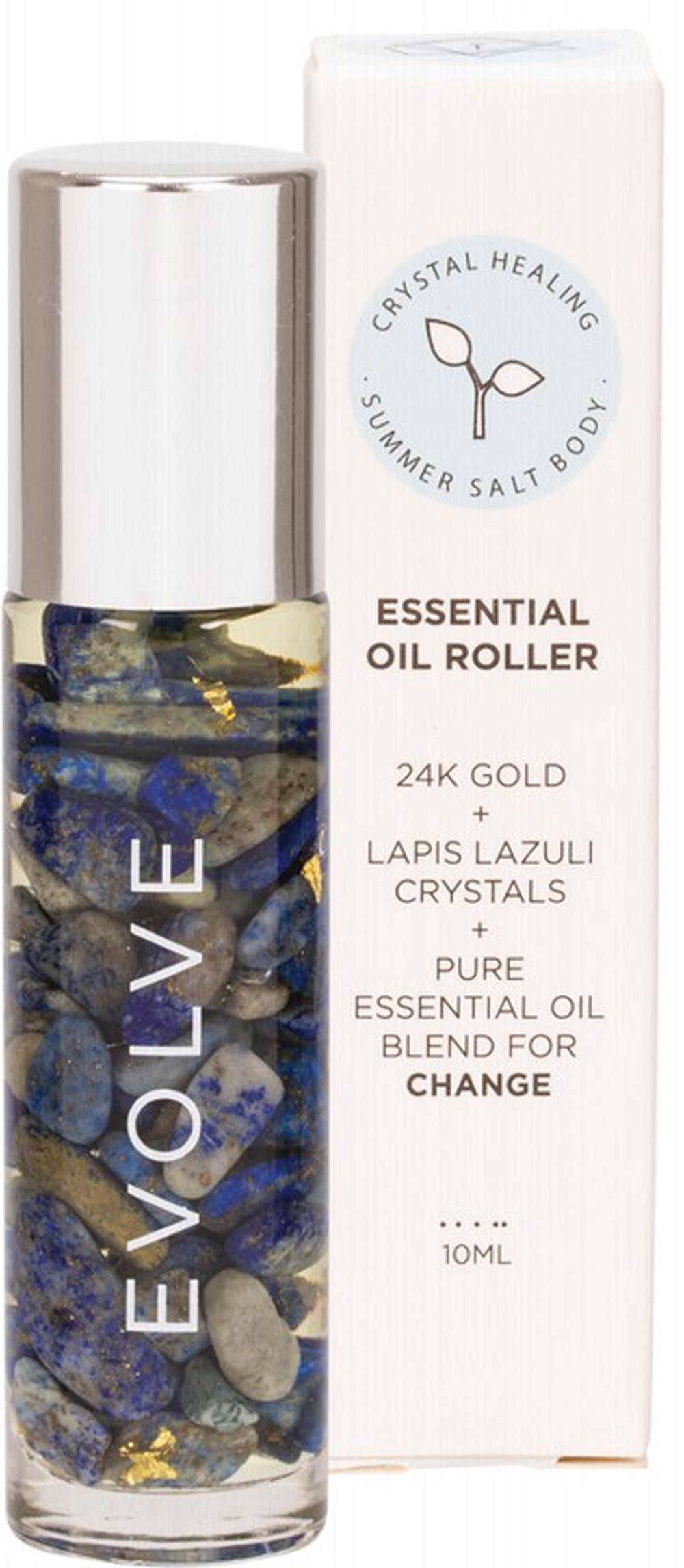 Essential Oil Roller (Evolve, Lapis Lazuli Crystals) - 10mL, 0763236874677