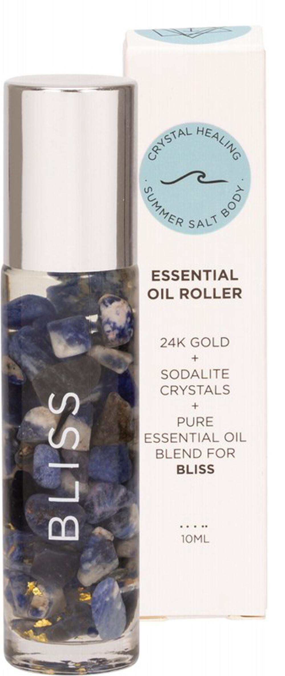 Essential Oil Roller (Bliss, Sodalite Crystals) - 10mL, 0763236874738