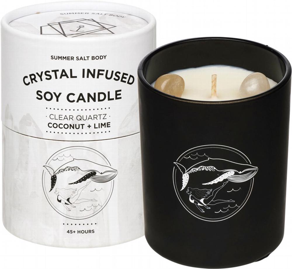 Crystal Soy Candle (Clear Quartz), 0763236875186