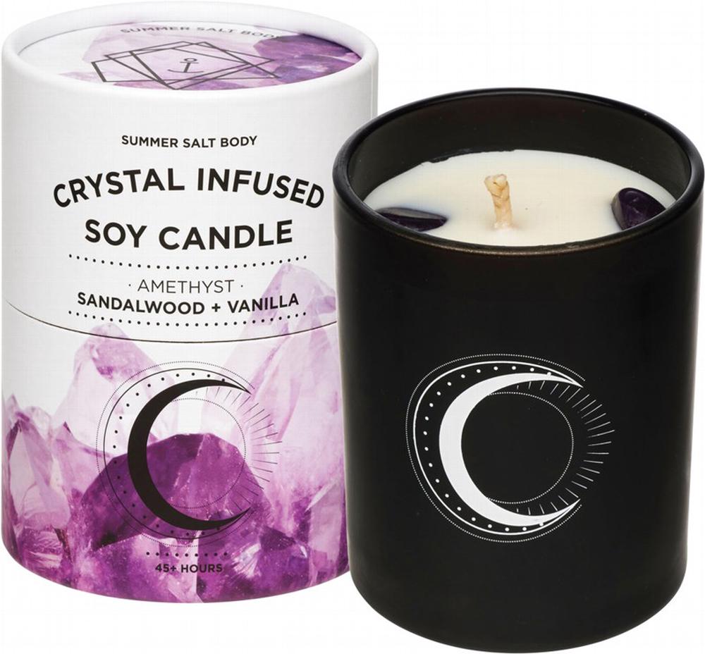 Crystal Soy Candle (Amethyst), 0763236875193