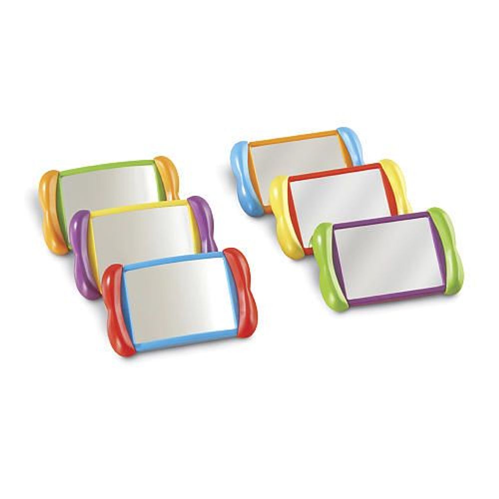 Learning Resources Look at Me 2-in-1 Handy Mirrors, 6 Piece by Learning Resources - ISBN: 0765023033717