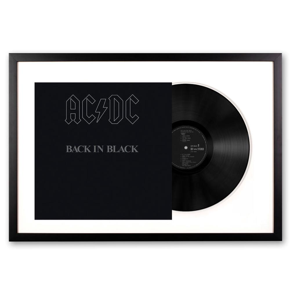 Vinyl Art Framed AC/DC - Back in Black Vinyl Album Art | Buy online at ...