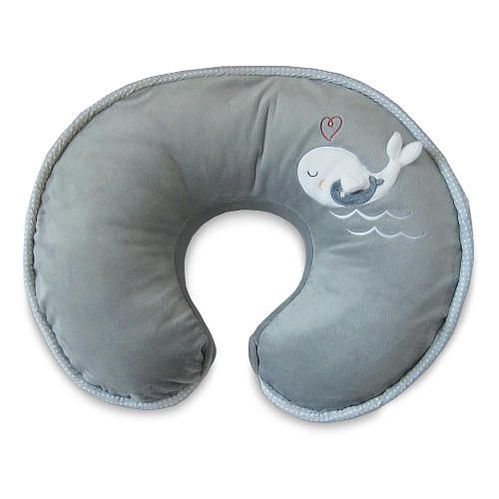 Original Boppy Nursing Pillow And Positioner Luxe Gray Whale