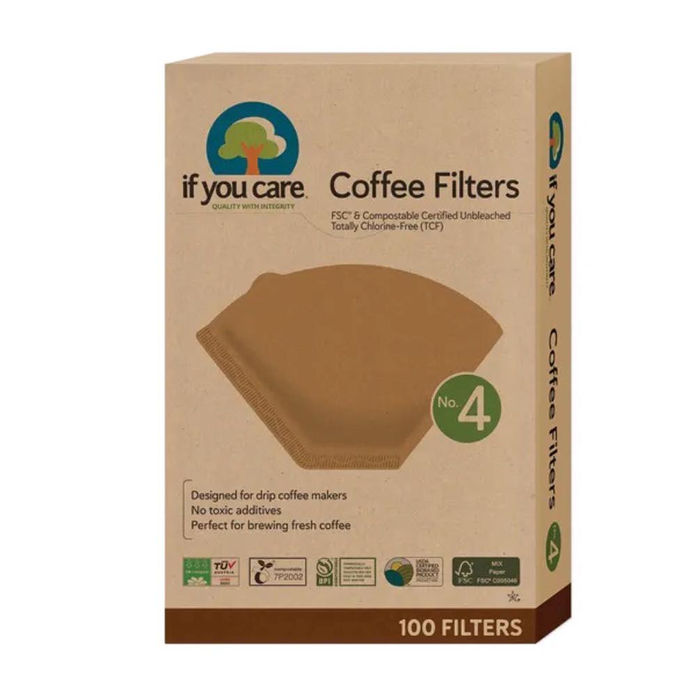 If You Care Coffee Filter No.4, 100 Piece Large Buy online at The Nile