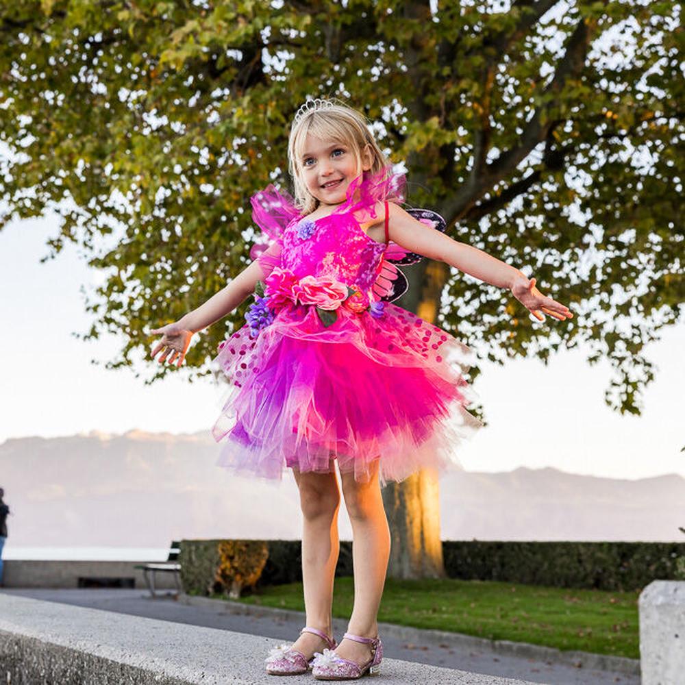 Great Pretenders Fairy Blooms Deluxe Pink Dress - Size 3-4 by Great Pretenders - ISBN: 0771877366338