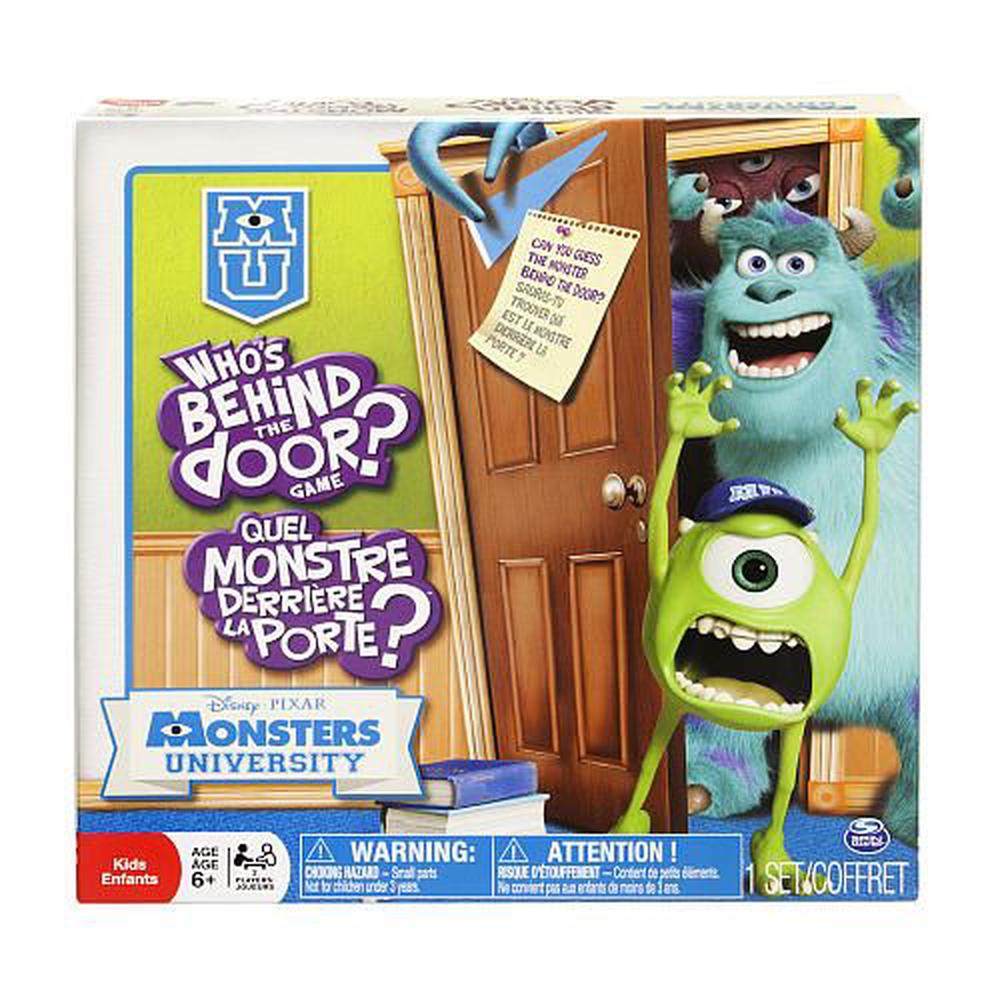 Spin Master Monsters University Who S Behind The Door Game Buy