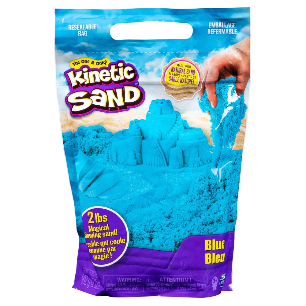 Spin Master Kinetic Sand Colour Bag (Blue) - 1kg, 0778988370087