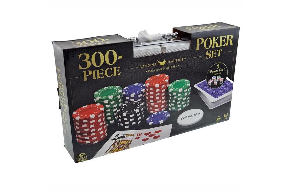 Cardinal Classic 300 Poker Set in Case, 0778988390863