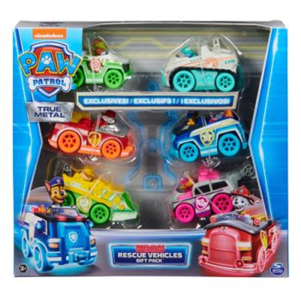Spin Master Paw Patrol True Metal Neon Gift Pack | Buy online at The Nile